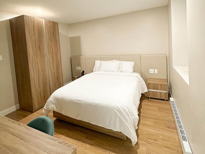 Inexpensive hotel for short or extended stays.